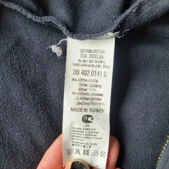 DIRK BIKKEMBERGS Black & White Zip  Up Sweater - Picture 10 of 11